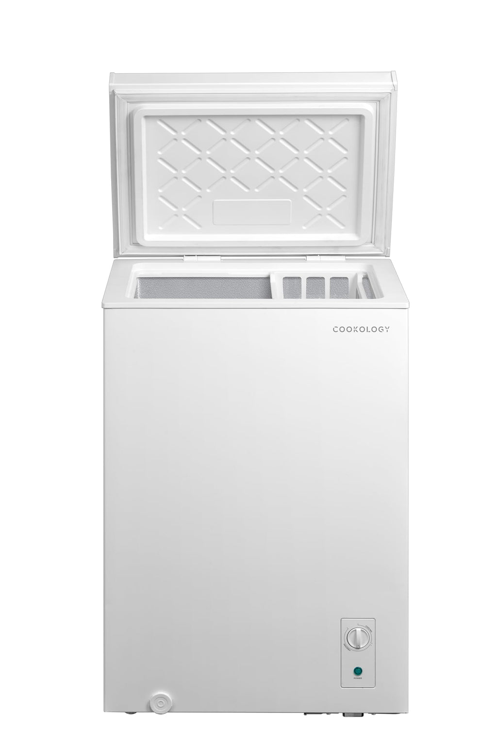 Cookology 99L Freestanding Chest Freezer - Suitable for Outbuildings & Garages - Adjustable Feet - Switchable Refrigeration Mode