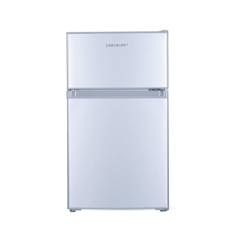 Cookology 87L Freestanding Under Counter Small Fridge Freezer - 2 Doors - Adjustable Temperature Control - LED Light
