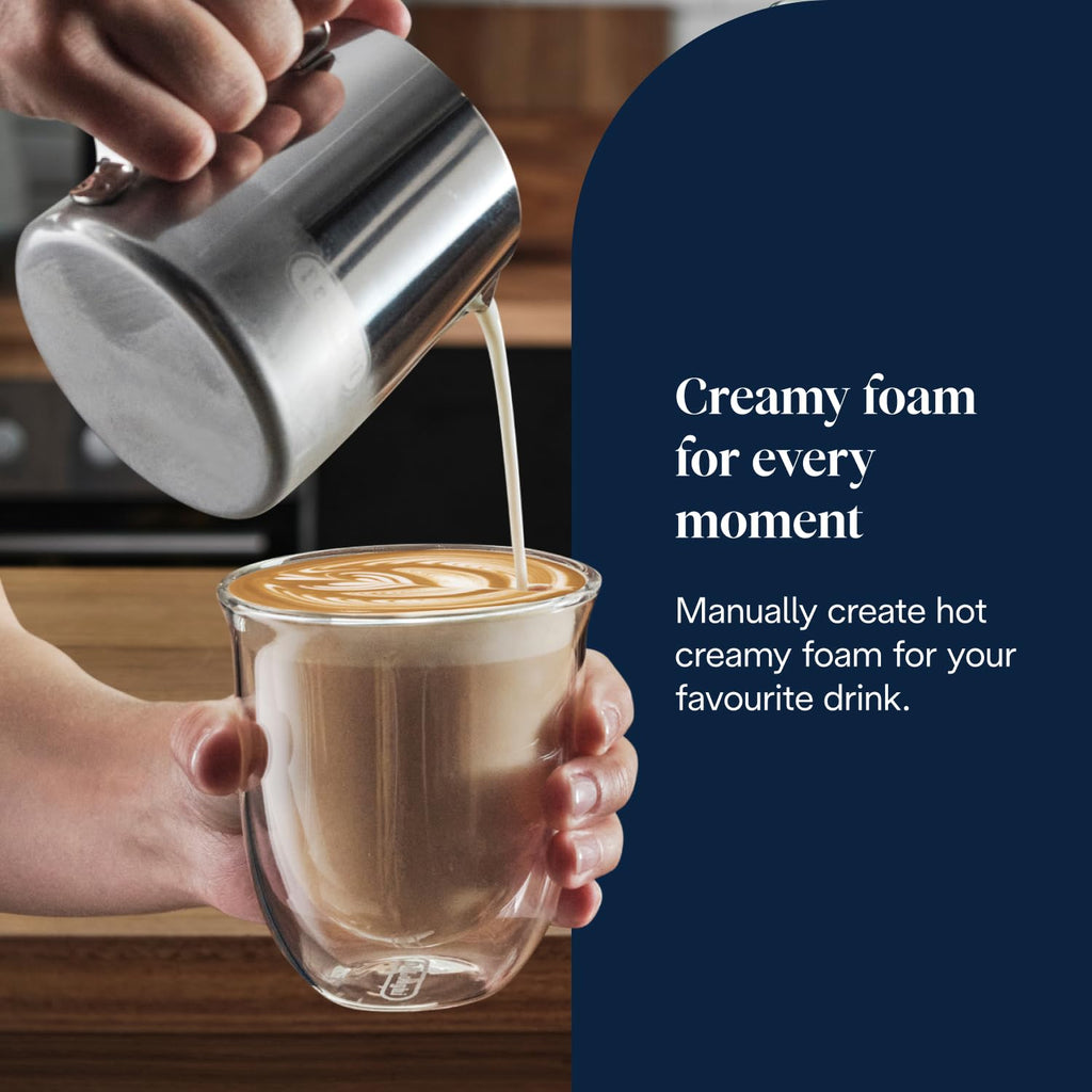 De'Longhi La Specialista Metal Barista Pump Espresso Machine, Bean to Cup Coffee and Cappuccino Maker, EC9155.MB