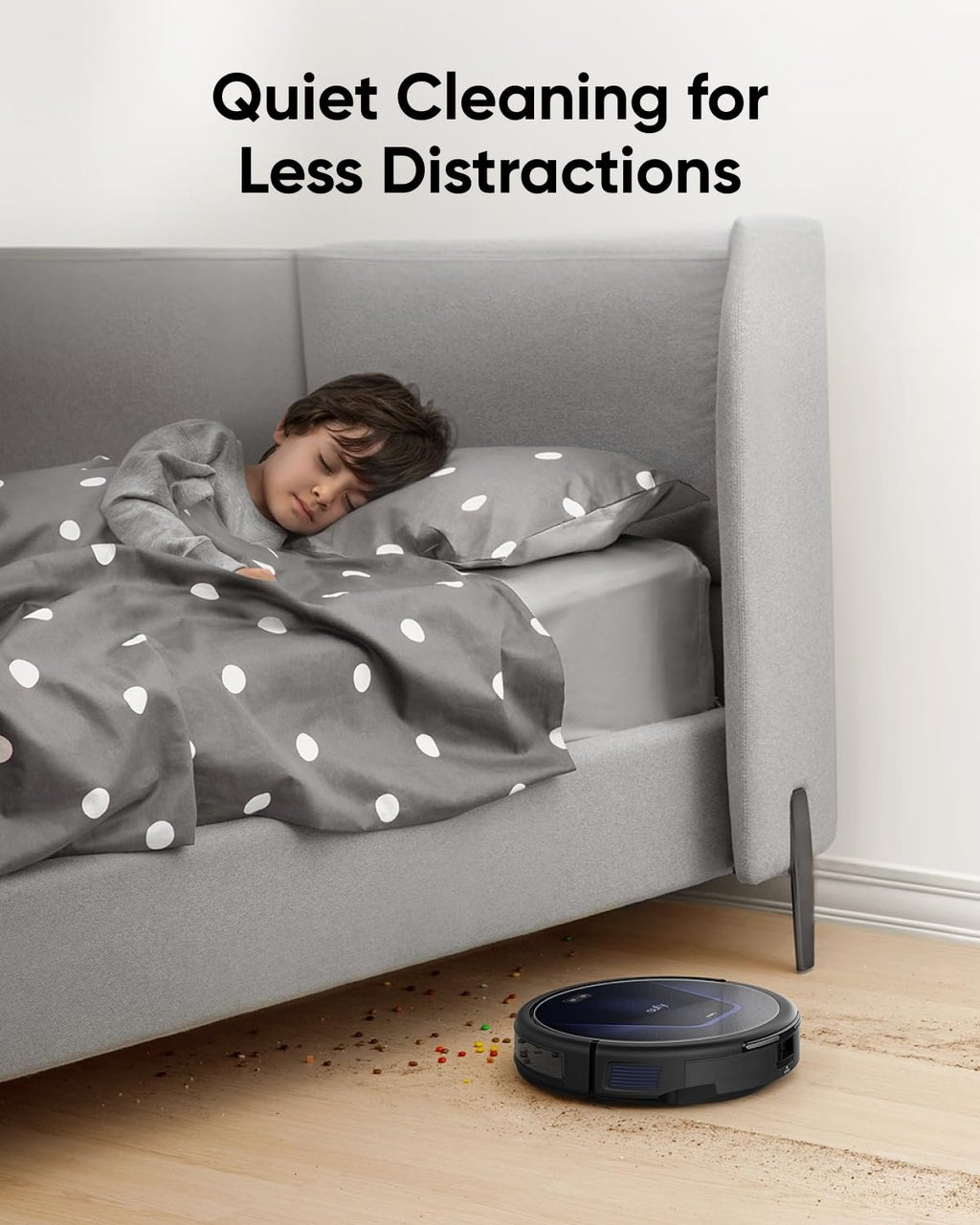 eufy G50 Robot Vacuum Cleaner with 4,000 Pa Strong Suction, Pro-Detangle Comb, Roller Brush, Automatic Charging, Quiet