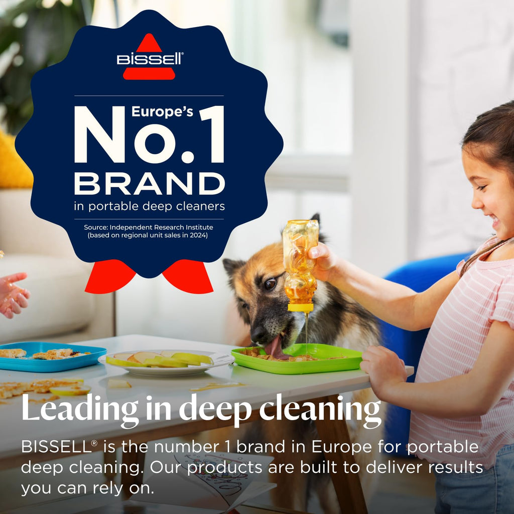 BISSELL SpotClean Pet, Carpet Cleaner, Portable Spot Cleaner, Spills & Carpet Stain Remover with HeatWave Technology, Upholstery Cleaner