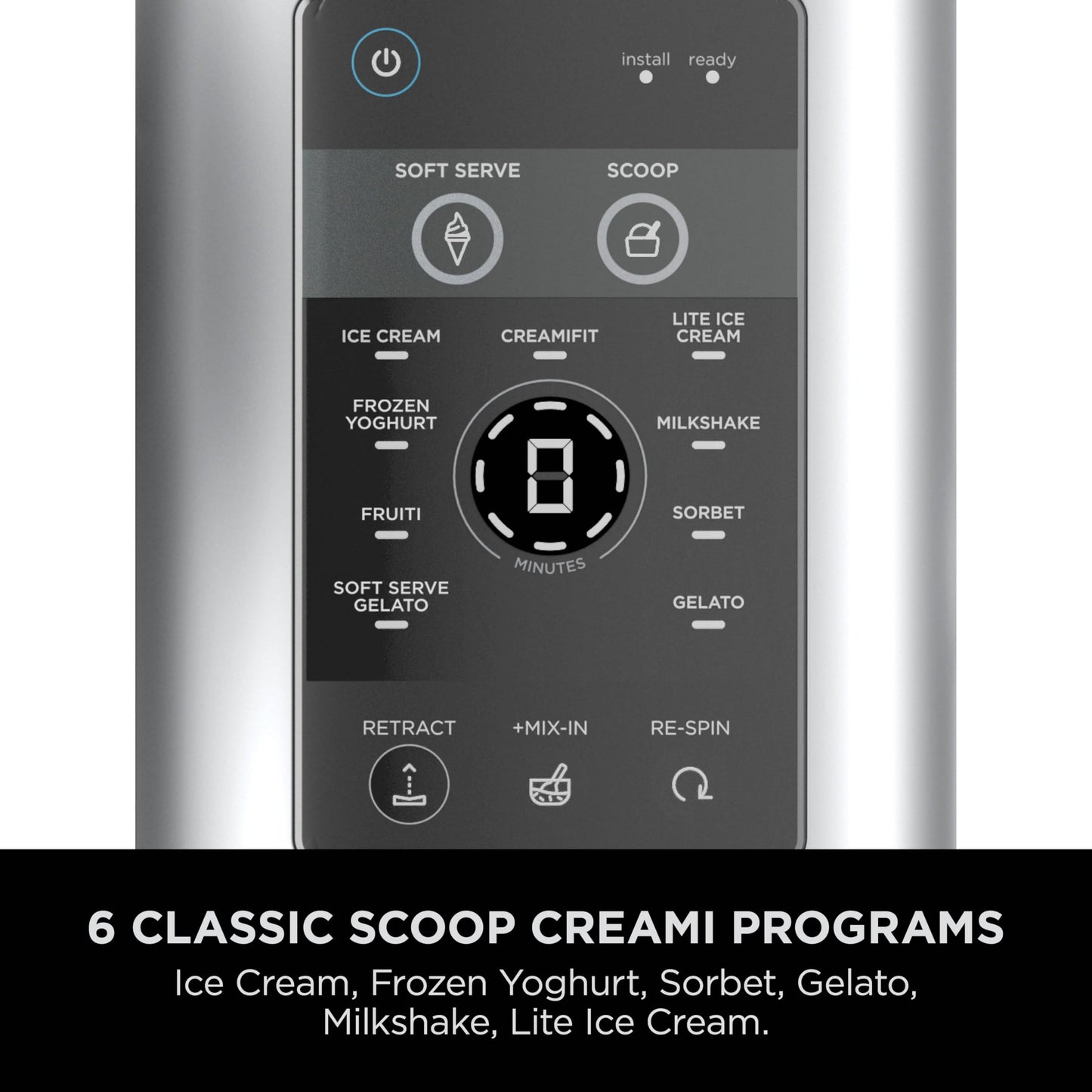 Ninja CREAMi Scoop and Swirl Soft Serve and Ice Cream Maker with 2x Tubs, 13 Functions, Makes Ice Cream, Soft Serve