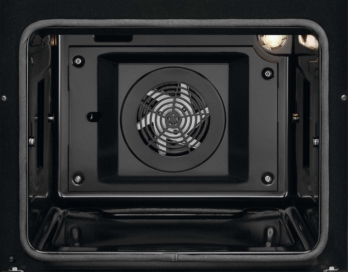 AEG 5000 Series SurroundCook Double Cavity Electric Cooker with Ceramic Hob, CCX6501ACM, Capacity 77/39L