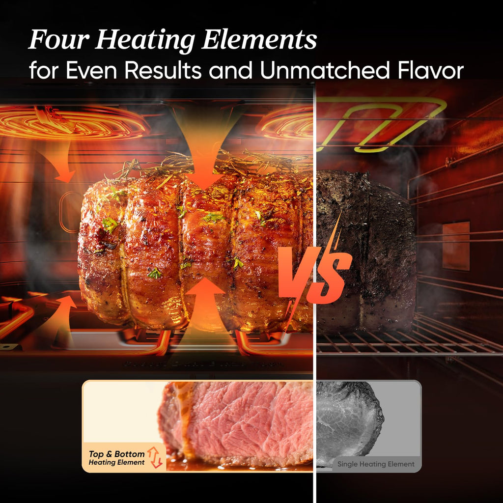 Cosori Dual Air Fryer, 10L Flexible Capacity, Dual Blaze Heating for Fast and Even Results, Single & Double Zone